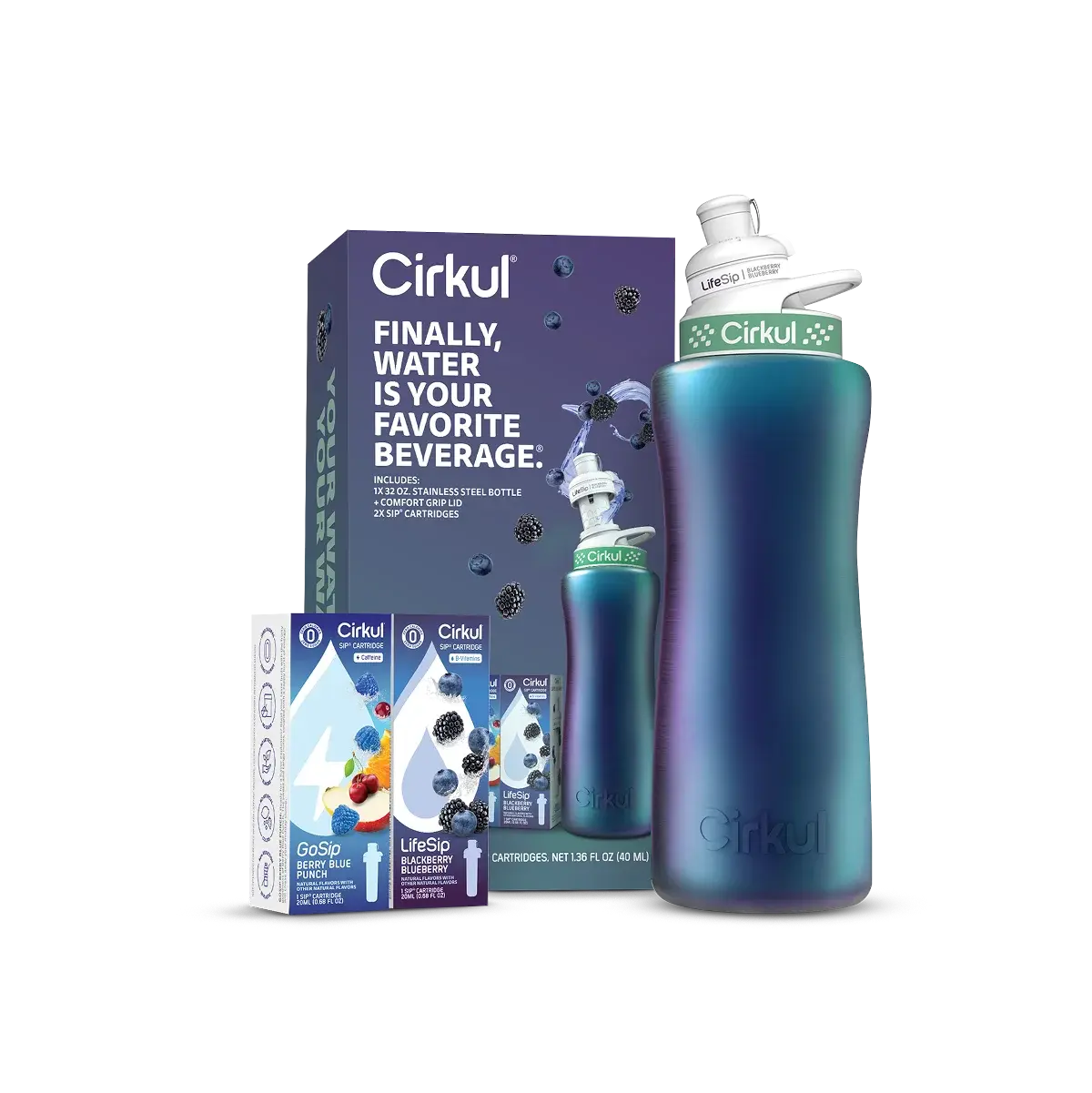 32oz. Chameleon Stainless Steel Bottle Starter Kit